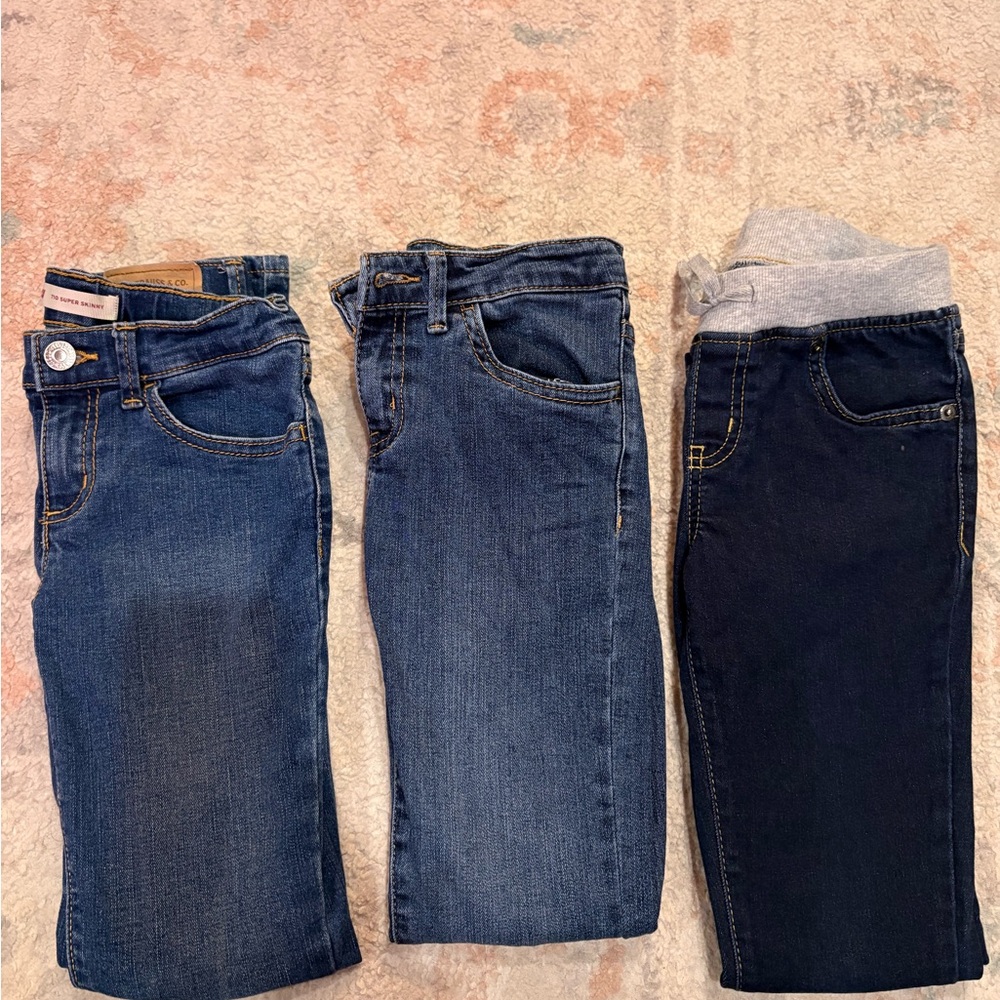 Girls Size 8 Jeans Bundle (3 Pairs)